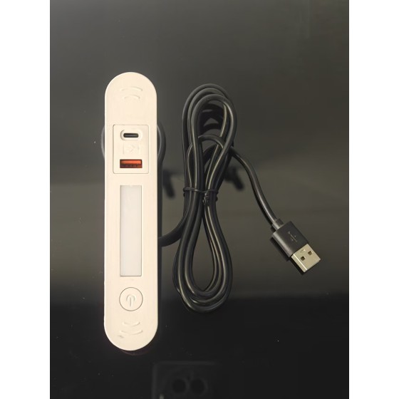Embedded USB charging touch night light with adjustable brightness single light